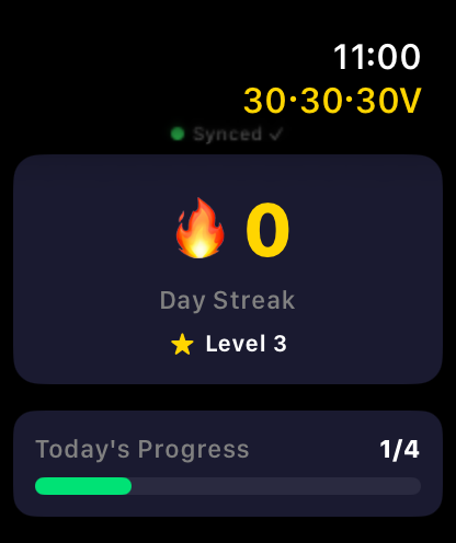 30-30-30 V Apple Watch App